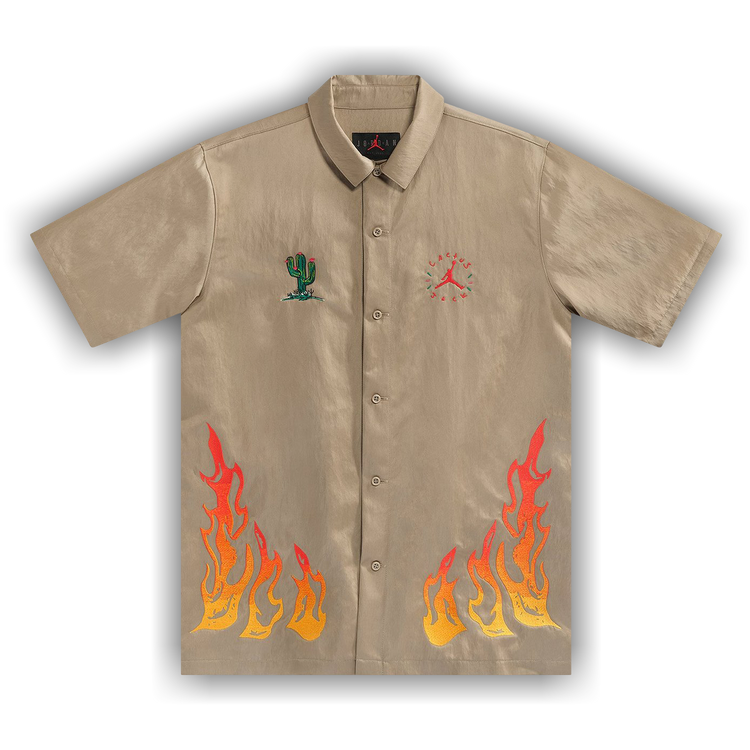 Travis Scott Cactus Jack x Jordan Button Down Shirt